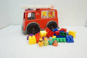mega block fire truck, mega blocks