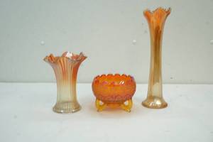 iridescent carnival glass