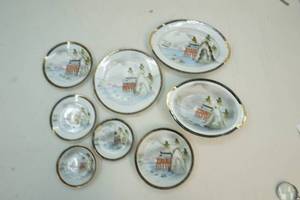 1920s Kotani Fo Japan porcelain dishes
