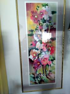 lot 104 image: Floral Artwork