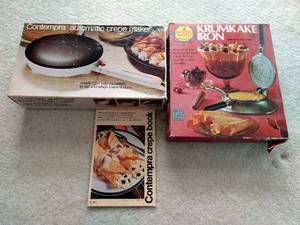 lot 96 image: Crepe Maker & Krumkake Iron
