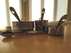 lot 205 image: Three All-Clad Pans