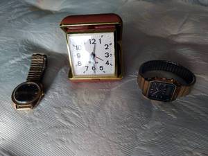 lot 217 image: Collection of Watches and Travel Clock