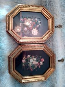 lot 225 image: Pair of Vintage Wall Art