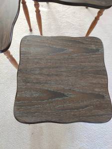 lot 51 image: Set of Three Vintage Tables