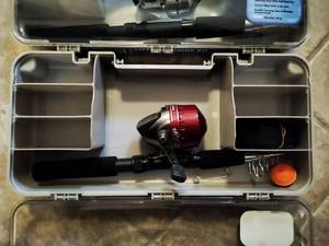 lot 425 image: 3 Shakespeare Rods and Reels Fishing kits