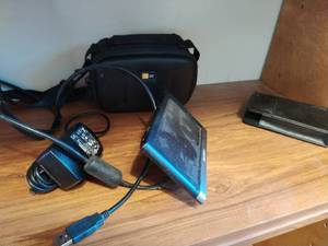 lot 268 image: Garmin GPS and Canon Camera Vixia HF R300
