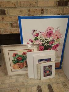 lot 484 image: Collection of Floral Watercolors