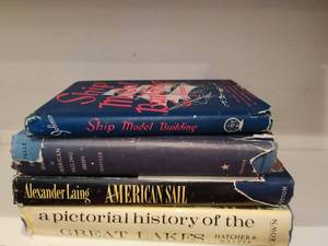 lot 497 image: 4 Hardcover Nautical Themed Books