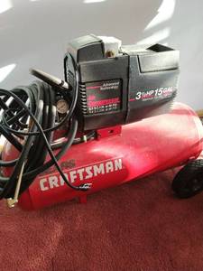 lot 541 image: Sears Craftsman 15 Gallon Air Compressor