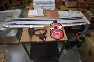Wen track, track clamps, Saw blades