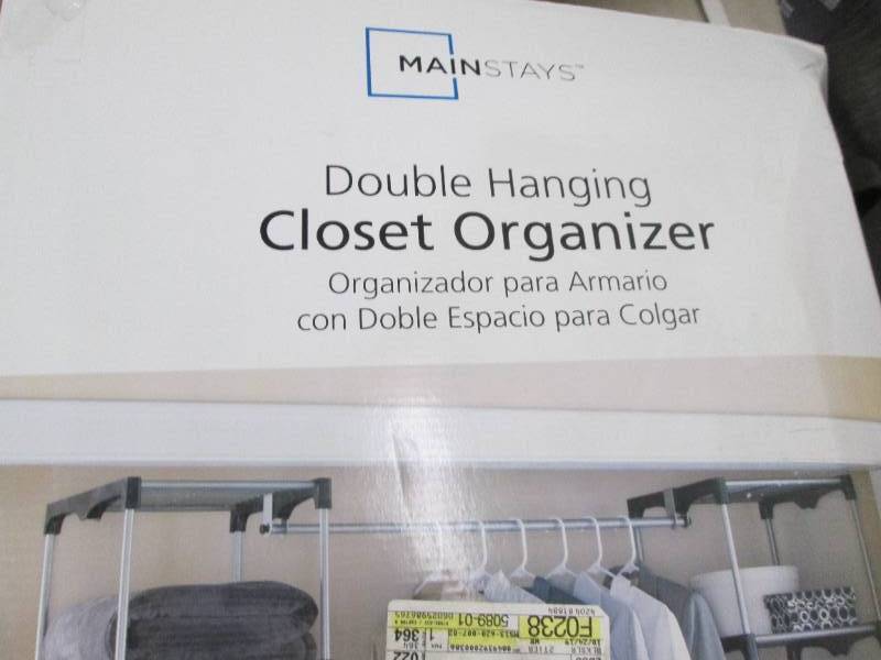 mainstays double hanging closet org...