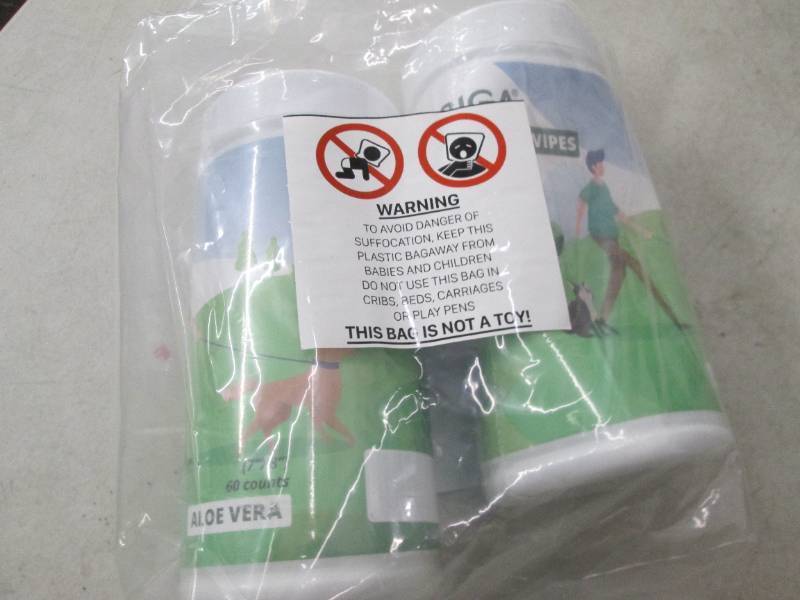 2 biga pet wipes ...