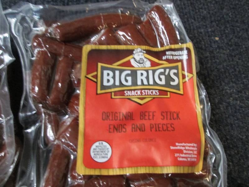 4 pks Big Rigs Original Beef Stick...