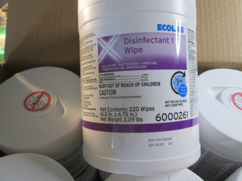 Case of 12 - 220ct Canisters Ecolab...
