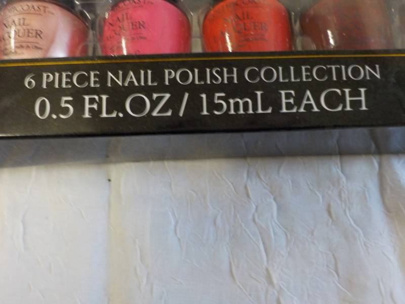 6 piece nail polish collection...