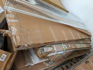 Pallet Lot of Shelving, Cabinets, ...