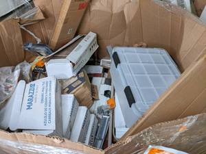 Pallet Box of Decorative Shelves, F...