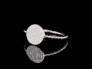 Brand New Gorgeous Fire 0.14ctw Estate Diamond Pave Twisted Rope Stacking Ring in 14k White Gold $1,100 Retail VIDEO
