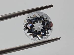 Bright White, Brilliant Cut 4.73 Carat White Topaz Solitaire Gemstone VIDEO