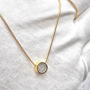 Tiffany Inspired, Diamond Pendant Floating on 14k Yellow Gold 18 Chain  (has a big 2.25ct. look )  $2,975 Retail  VIDEO