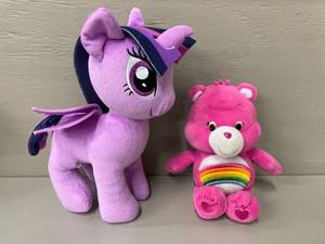 lot 72 image: Lot of My LIttle Pony and Care Bear Toys