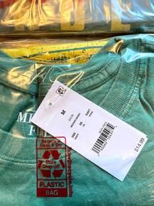 lot 82 image: Lot Of 6 Mighty Fine T-Shirts Size M FULL OF WANDER 