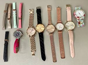 lot 51 image: Large Lot of Various Womens Wrist Watches