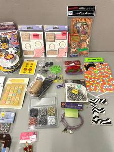lot 54 image: Large Lot of Crafting and Scrapbook Supplies.  