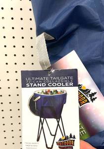 lot 10 image: Ultimate Tailgate 72 Can Collapsible Stand Cooler