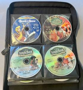 lot 62 image: Jumbo Lot of all DISNEY DVD Movies 25 with Case