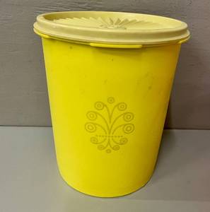 lot 49 image: 2 Piece Set of Vintage Tupperware Containers