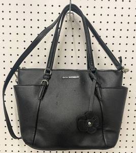 lot 50 image: Dana Buchman Black Tote Crossbody Purse Handbag