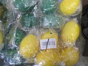 4- 12pks Plastic Lemons & Limes...