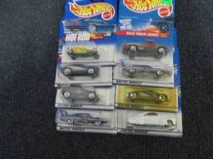 8 Assorted Hot Wheels Vehicles...