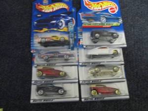 8 Assorted Hot Wheels Vehicles...