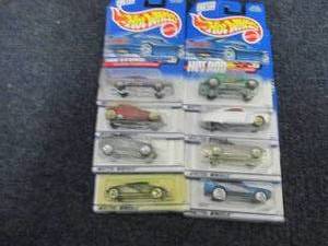 8 Assorted Hot Wheels Vehicles...
