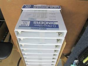Box of 16 White 1.5 inch D-Ring Bin...