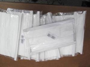 9 pks 18 inch White Elastic...
