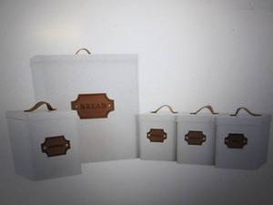 lot 93 image: mega chef 5-pc food storage paint c...