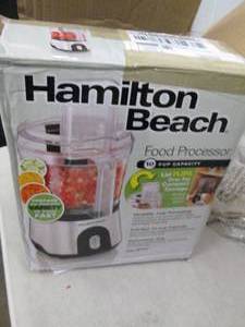 lot 98 image: hamilton beach food processor on an...