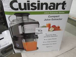 lot 109 image: cuisinart juice extractor series...