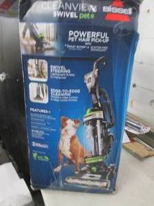 lot 112 image: bissel cleanview swivel pet green p...