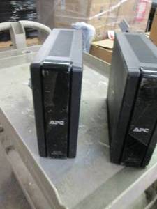 lot 142 image: 2 apc backup battery packs ...