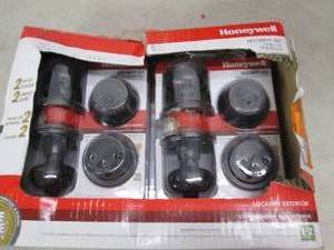 lot 153 image: honeywell security set 2 entry knob...