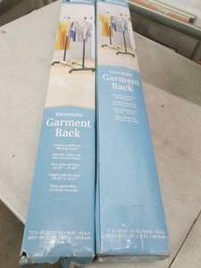 lot 155 image: 2 whitmore extendable garment rrack...