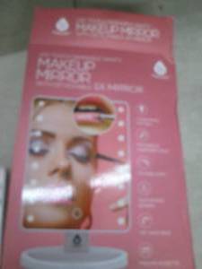 lot 8 image: led touch dimmable vanity makeup mi...