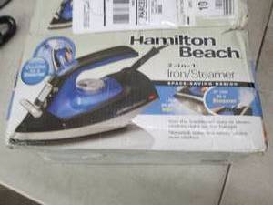 lot 16 image: hamilton beach 2 in 1 iron steamer ...