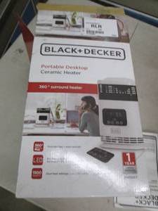 lot 25 image: black and decker portable desktop c...