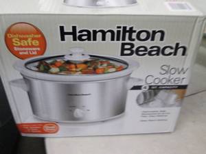 lot 48 image: hamiton beach slower cooker 4qt ...